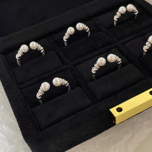 Sterling Silver Pearl Ring